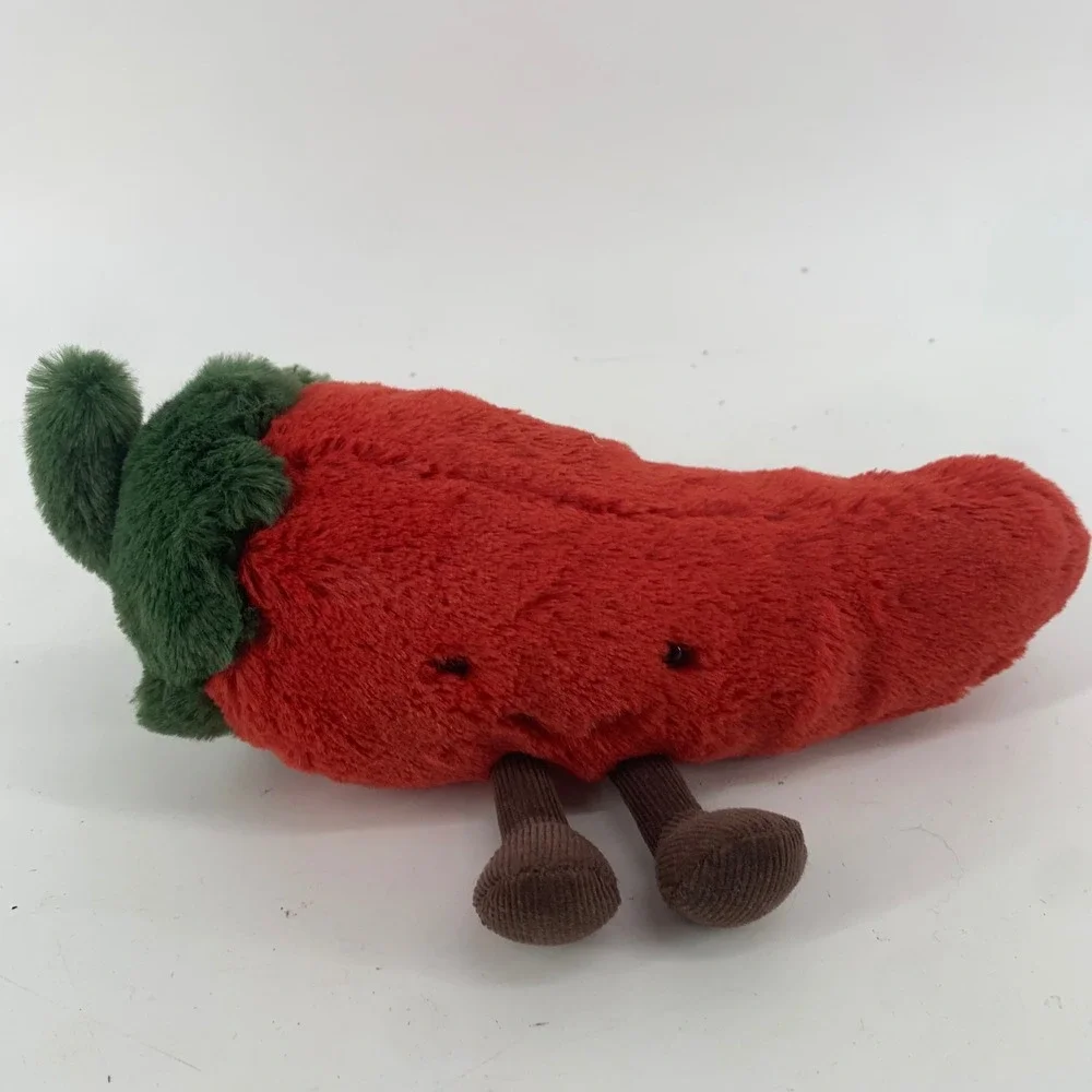 Jellycat Vivacious Vegetable Chili Pepper Red Plush Stuffed Animal 8 Inch